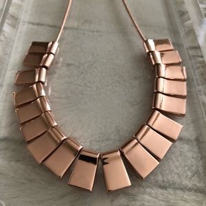 Copper mirrored necklace